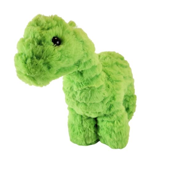 Manhattan Toy Green Brontosaurus Dinosaur Plush Stuffed Animal 10" Soft Toy - Picture 9 of 16